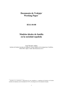 Modelos ideales de familia en España