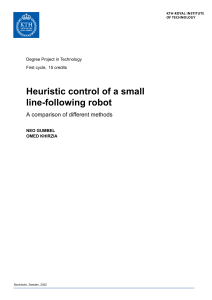 Heuristic Control of Line-Following Robot