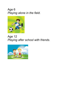 Soccer Progression: Child Development Illustration
