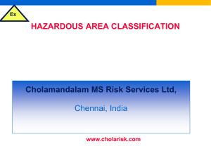 Hazardous Area Classification for Flammable Atmospheres