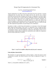 Type II Compensator Design: Systematic Approach