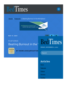 Beating Burnout in the Workplace: Team Resilience