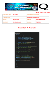 Práctica PHP: Clases y Métodos