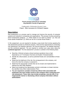 Risk Assessment Project: Fictional Company Security