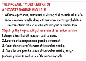Discrete Probability Distribution: Definition & Steps