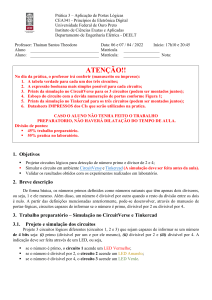 Prática Portas Lógicas: Eletrônica Digital UFOP