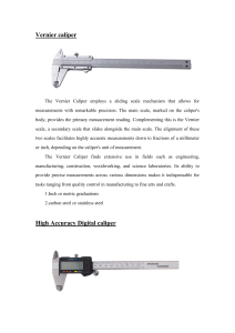 Vernier, Digital, Dial Calipers: Product Information
