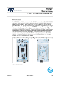 STM32 Nucleo-144 Boards User Manual (MB1137)
