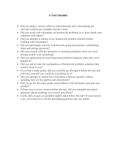 Test Prep Checklist: Study Habits & Strategies