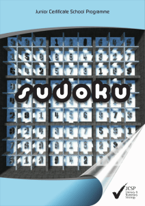 Sudoku Workbook for Middle School