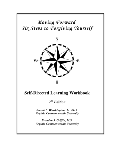 Self-Forgiveness Workbook: 6 Steps to Moving Forward