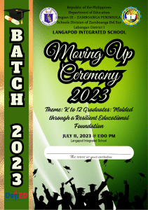 Langapod Integrated School Moving Up Ceremony 2023