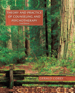 Counseling & Psychotherapy Theory & Practice Textbook
