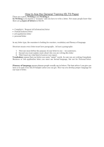 Ace IELTS Writing: General Training Letter Guide