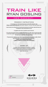 Ryan Gosling Ken Workout Program | Fitness Guide