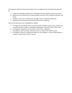 Civil Engineering Code of Ethics