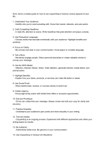 Copywriting Guide: Improve Your Life
