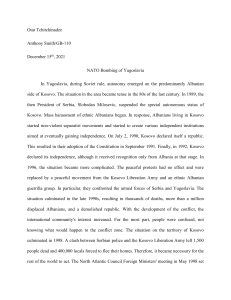 NATO Bombing of Yugoslavia: Analysis & Legality