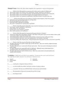 Oklahoma Native American History Worksheet