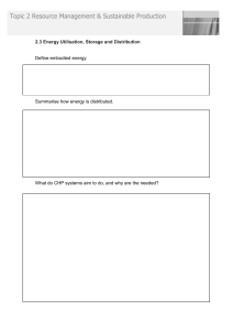 Energy & Sustainability Worksheet: Resource Management