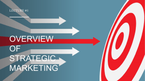 Strategic Marketing Overview: Concepts & Evolution