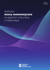 Wzory matematyczne na maturę