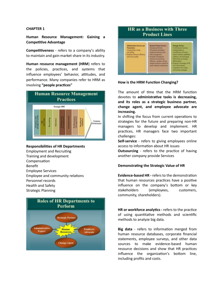 Human Resource Management: Gaining Competitive Advantage