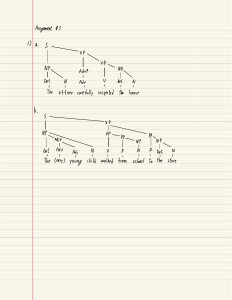 Syntax Tree Diagrams Assignment