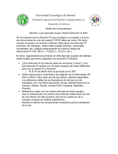 Tarea Redes de Computadoras UTP