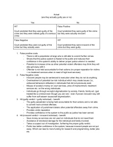 Court Decision Outcomes: False Positives & Negatives