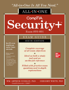 CompTIA Security+ Exam Guide