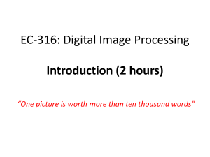 Digital Image Processing: Introduction