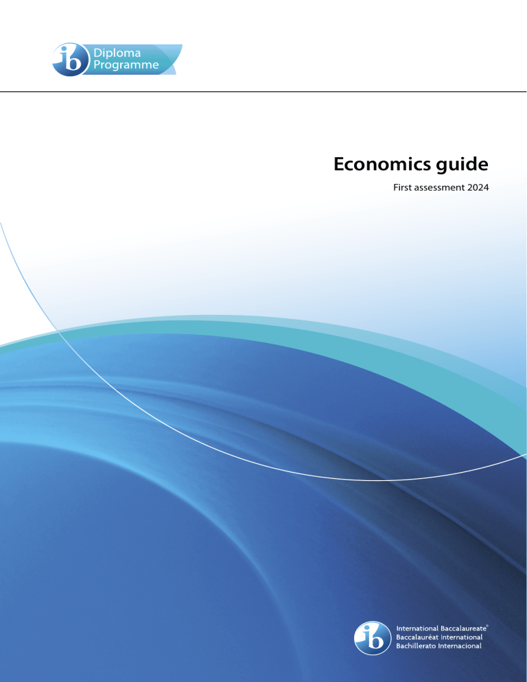 IB Economics Guide: First Assessment 2024