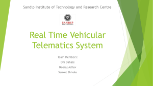 Real-Time Vehicular Telematics System Presentation