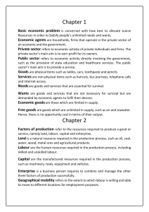 Basic Economics Principles: Textbook Excerpt