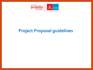 Project Proposal Guidelines - Aviation University