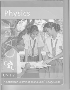 CAPE Physics Study Guide: Electricity, Magnetism, Atomic Physics