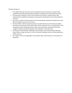 US Drug Policy Analysis: Pricing, Ethics, and Access
