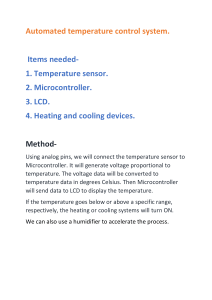 Automated Temperature Control System Design