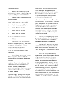 Abnormal Psychology: Definition, History, and Objectives